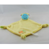 Doudou plat vache girafe jaune bleu carotte JJA