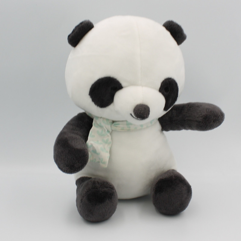 Doudou peluche panda blanc noir ORCHESTRA PREMAMAN