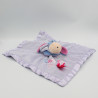 Doudou plat Bourriquet mauve satin eeyore DISNEY STORE