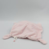 Doudou plat lapin rose vert pois rapiécé NICOTOY