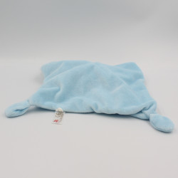 Doudou plat ours bleu pois cocard NICOTOY