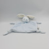 Doudou plat lapin bleu PERLE KALOO