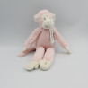 Doudou singe rose HAPPY HORSE