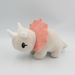 Doudou dinosaure beige rose Tricératops H&M