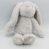 Doudou lapin gris tout doux ATMOSPHERA