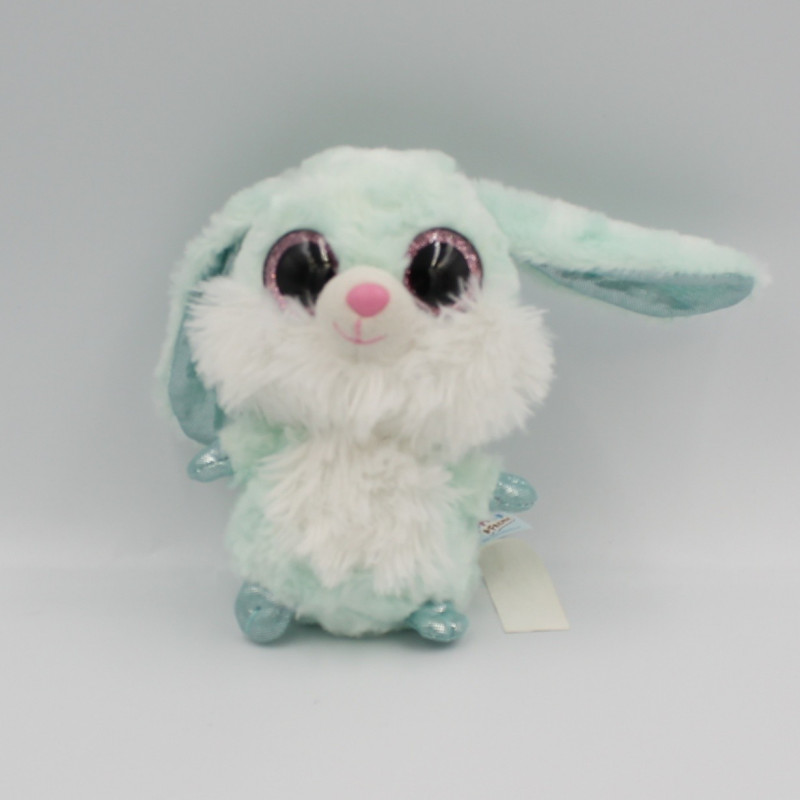 Doudou peluche YOOHOO lapin bleu