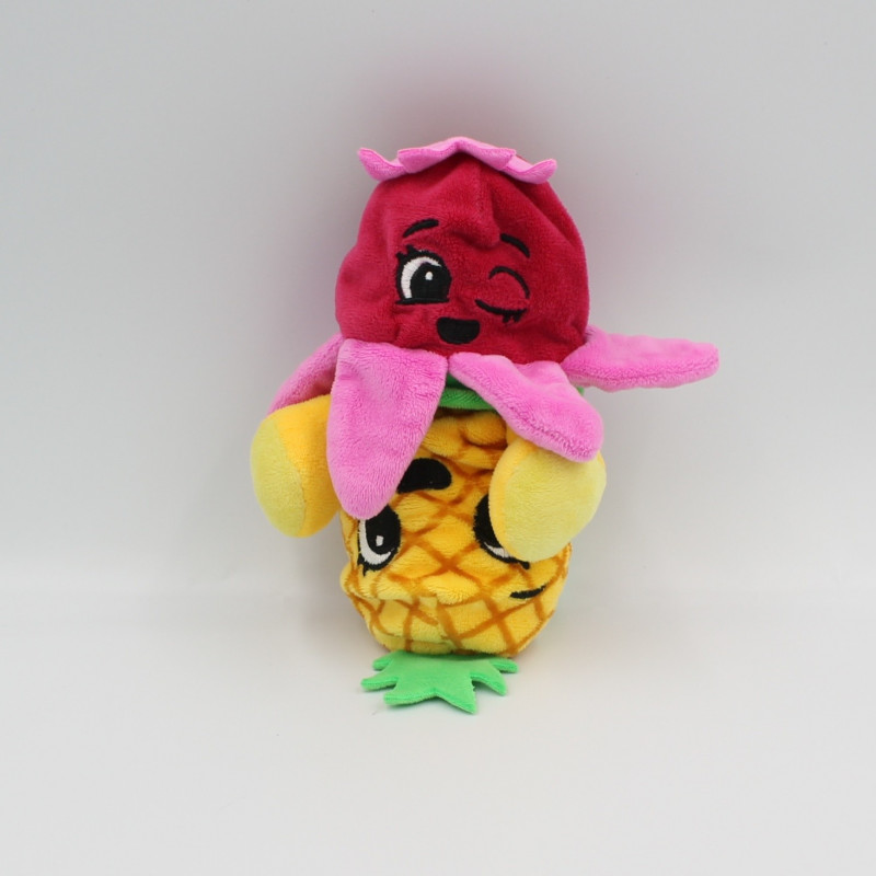 Peluche réversible fruit ananas pastèque