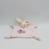 Doudou plat lapin rose papillon Lilirose KALOO