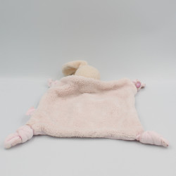 Doudou plat lapin rose papillon Lilirose KALOO