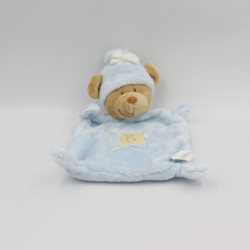 Doudou plat ours bleu étoile NICOTOY
