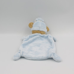 Doudou plat ours bleu étoile NICOTOY