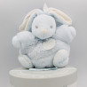 Doudou lapin bleu P'tit lapinou PERLE KALOO 