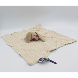 Doudou plat lange lapin chien Les Jolis pas beaux MOULIN ROTY