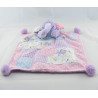 Doudou plat couverture rose pachwork Lumpy l'éléphant Disney