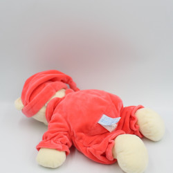 Doudou ours Baby Bear rouge rose GIPSY