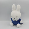 Doudou lapin bleu blanc DICK BRUNA