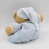 u patapouf ours bleu laine enfant KALOO 25 cm