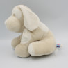 Doudou chien beige blanc SUCRE D'ORGE