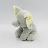 Peluche doudou éléphant gris jaune TY BUBBLES