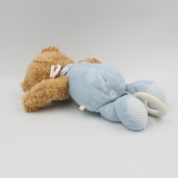 Doudou musical ours marron bleu STEIFF