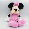 Grande Peluche Minnie robe rose à pois DISNEY NICOTOY  45 cm 