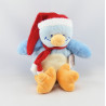 Doudou pingouin bonnet rouge BENGY