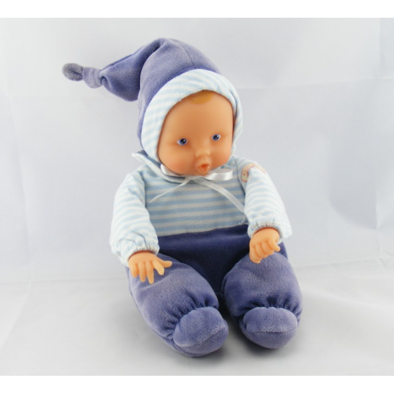 Doudou bébé poupée Baby Pouce bleu COROLLE 2001