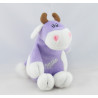 Doudou vache rose violet MILKA