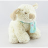 Doudou chien beige Scuba noeuds rose NOUKIE'S