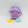 Doudou vibrant hippopotame violet CHICCO