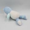 Doudou hippopotame blanc bleu étoile TOM & ZOE