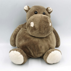 Doudou hippopotame marron HISTOIRE D'OURS 37 cm