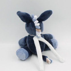 Doudou musical ane bleu marine bleu Alex et Bibou NATTOU