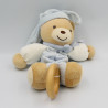 Doudou musical accordéon ours bleu blanc blue KALOO