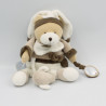 Doudou et compagnie ours blanc beige marron Graines de doudou