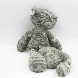 Peluche doudou chat tigré gris JELLYCAT