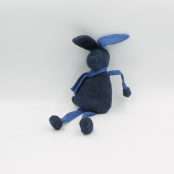 Doudou lapin bleu marine étoiles BOUT'CHOU BOUTCHOU