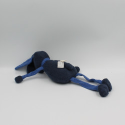 Doudou lapin bleu marine étoiles BOUT'CHOU BOUTCHOU