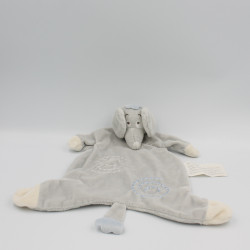 Doudou plat éléphant gris KIMBALOO
