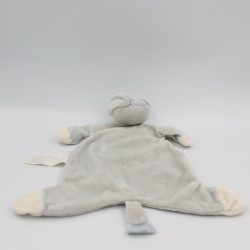 Doudou plat éléphant gris KIMBALOO