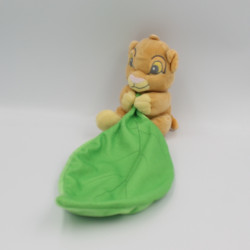 Doudou le roi lion Simba avec feuille verte DISNEY NICOTOY