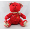 Doudou ours rouge fraises NOCIBE CACHAREL 2007