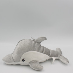 Doudou dauphin gris argenté LG IMPORTS