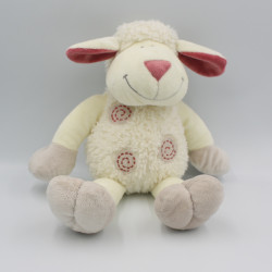 Doudou mouton blanc bordeaux spirale KIABI NICOTOY