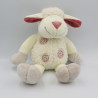 Doudou mouton blanc bordeaux spirale KIABI NICOTOY