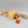 Doudou musical abeille orange jaune MOTS D'ENFANTS