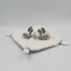 Doudou plat panda gris blanc BABY NAT