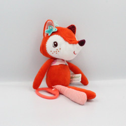 Doudou musical renard rouge orange Alice LILLIPUTIENS