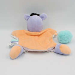 Doudou et compagnie marionnette ane cheval gris bleu mauve orange LOVELY PISTACHE