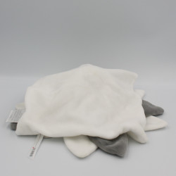 Doudou et compagnie plat panda collector blanc gris étoiles